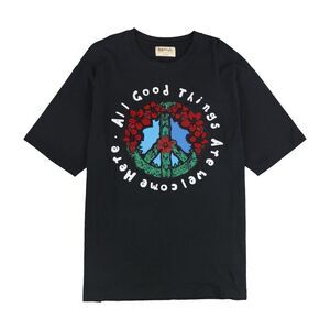 AGtawh Mens All Good Things Graphic T-Shirt, Black, NWT